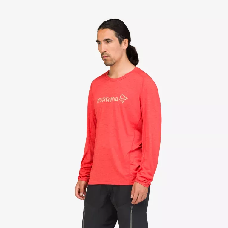Norrøna Norrøna fjørå equaliser lightweight Long Sleeve Ms Paprika 2232-25 Platou Sport 4