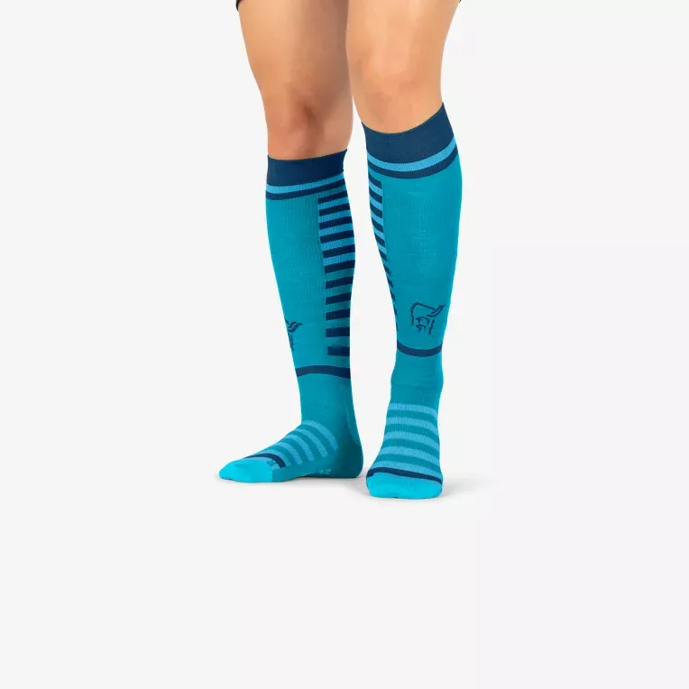 Norrøna Norrøna lyngen light weight Merino Socks long Hawaiian surf-Indigo Night 2001-17 Platou Sport 3