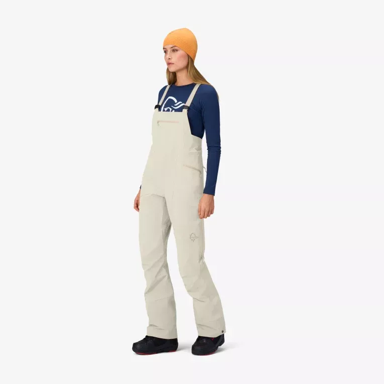 Norrøna Norrøna møre flex1 Bibs Ws Oatmeal 2022-24 Platou Sport 7