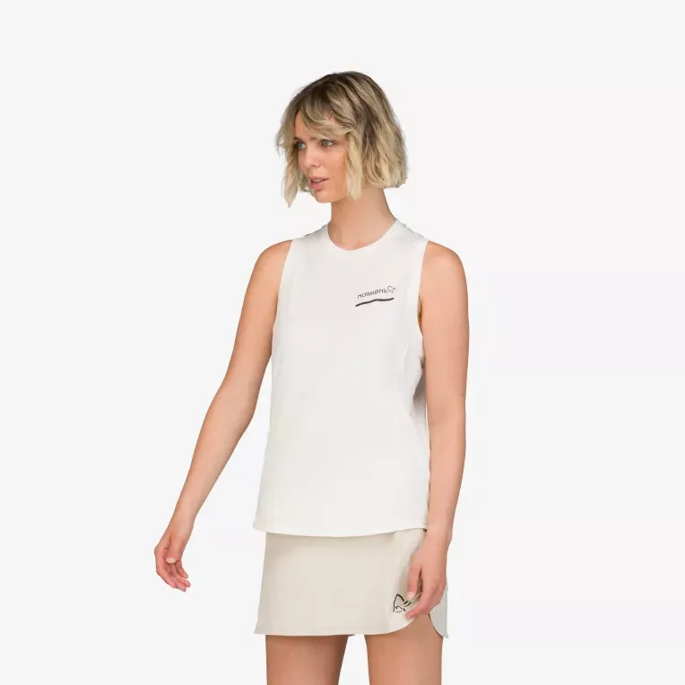 Norrøna Norrøna senja equaliser Tank Top Ws Snow White 5810-25 Platou Sport 3