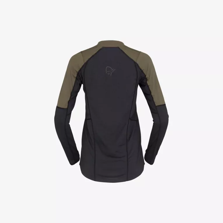 Norrøna Norrøna senja equaliser lightweight Long Sleeve Ws Olive Night 5824-23 Platou Sport 2