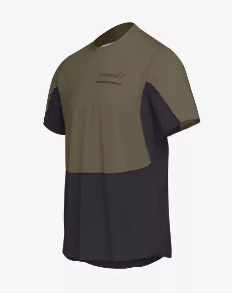 Norrøna Norrøna senja equaliser lightweight T-shirt Ms Olive Night 5826-23 Platou Sport 1