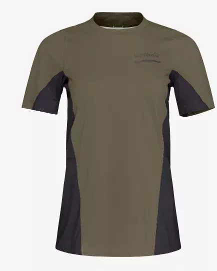 Norrøna Norrøna senja equaliser lightweight T-shirt Ws Olive Night 5807-23 Platou Sport 1