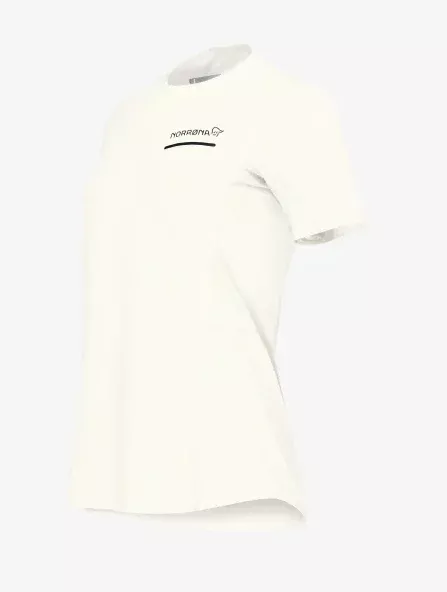 Norrøna Norrøna senja equaliser lightweight T-shirt Ws Snow White 5807-23 Platou Sport 1
