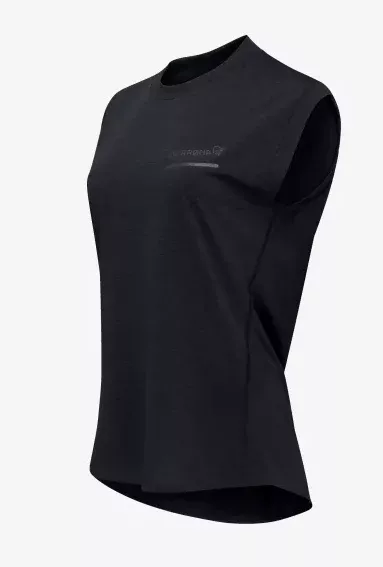 Norrøna Norrøna senja equaliser sleeveless T-Shirt Ws Caviar 5805-24 Platou Sport 1