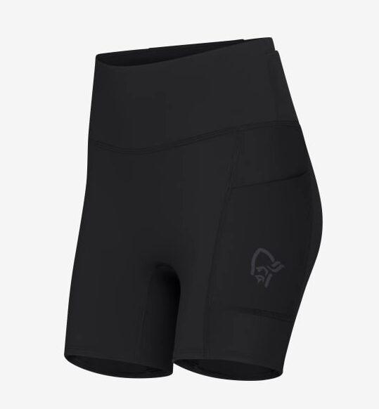 Norrøna Norrøna senja equaliser stretch 6" Tights Ws Caviar Black 5825-23 Platou Sport 1