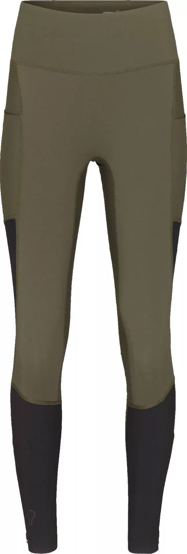 Norrøna Norrøna senja equaliser stretch Tights Ws Olive Night-Caviar Black 5808-23 Platou Sport 1