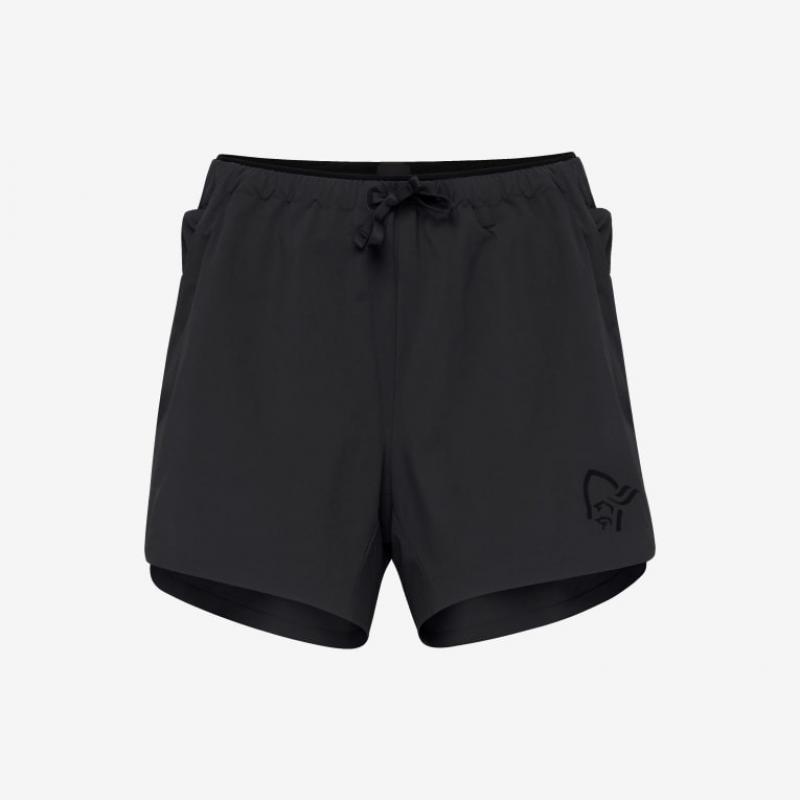 Norrøna Norrøna senja flex1 4" Shorts Ws Caviar Black 5806-24 Platou Sport 3