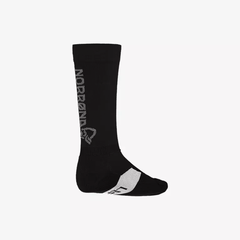 Norrøna Norrøna senja light merinoUll long Socks Caviar Black 5802-23 Platou Sport 2