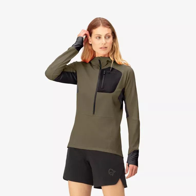 Norrøna Norrøna senja warm1 Hood Ws Olive Night 5822-23 Platou Sport 7