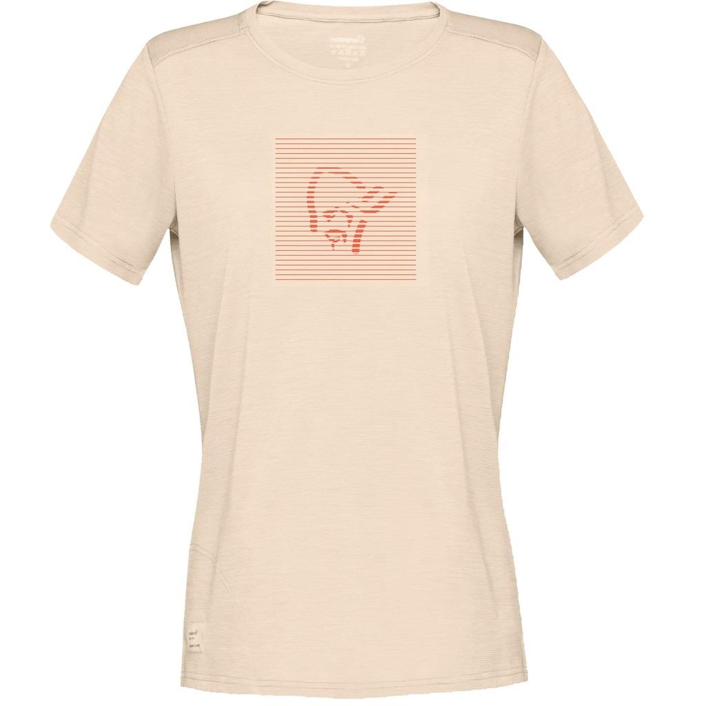 Norrøna Norrøna svalbard wool T- Shirt Ws Snowdrop 2438-19 Platou Sport 1