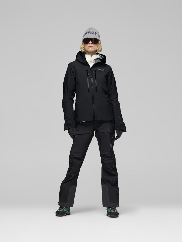 Norrøna Norrøna trollveggen Gore-Tex Pro light Jacket Ws Caviar Black 1606-25 Platou Sport 1