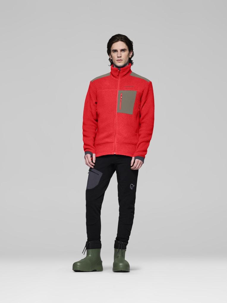 Norrøna Norrøna trollveggen warm3 Jacket Ms Flame Scarlet 1682-25 Platou Sport 1
