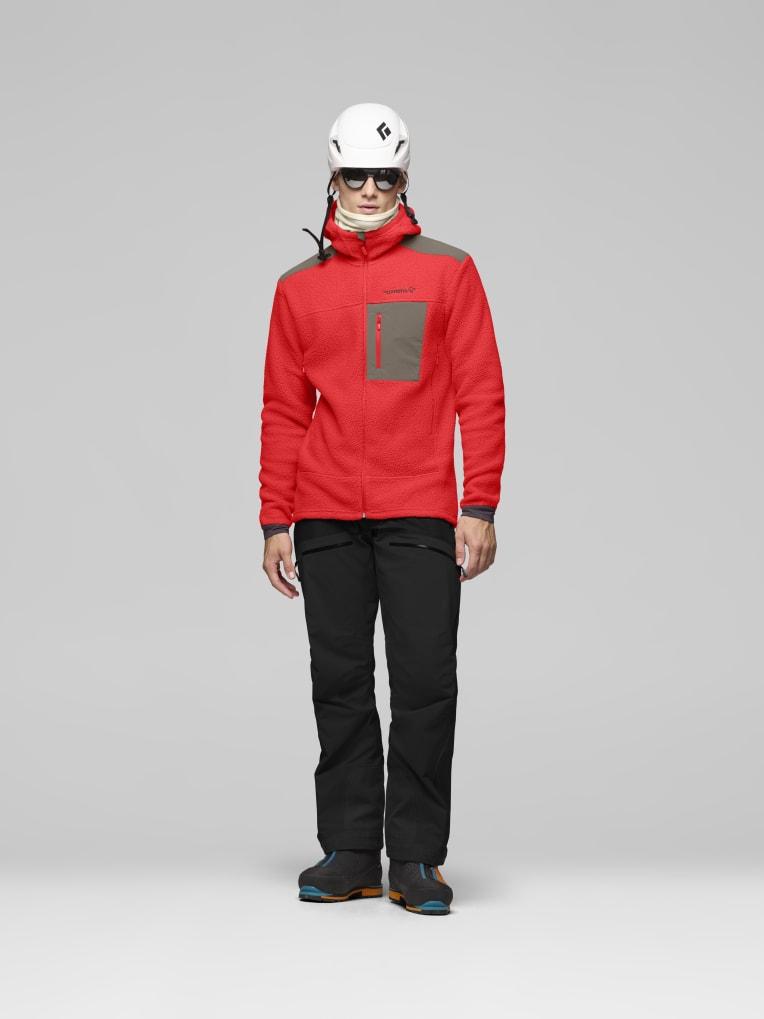 Norrøna Norrøna trollveggen warm3 Zip Hood Ms Flame Scarlet 1680-25 Platou Sport 1