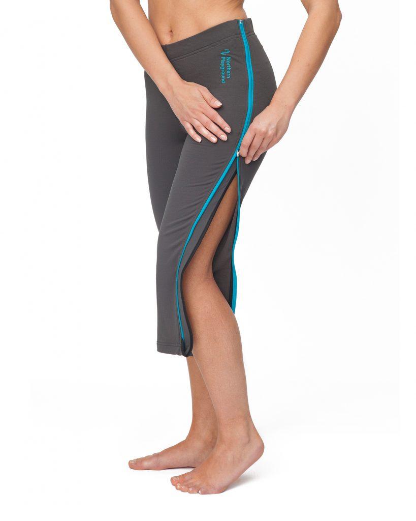 Northern Playground Northern Playground Ziplongs® 3-4 Microfleece Woman Dark Grey 59 Platou Sport 1