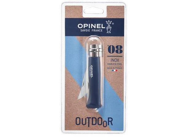 OPINEL Opinel Blister Pack N°08 Stainless Steel Dark Blue 107201 Platou Sport 1