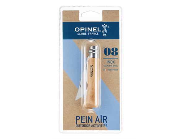 OPINEL Opinel Blister Pack N°08 Stainless Steel OP000405 Platou Sport 1
