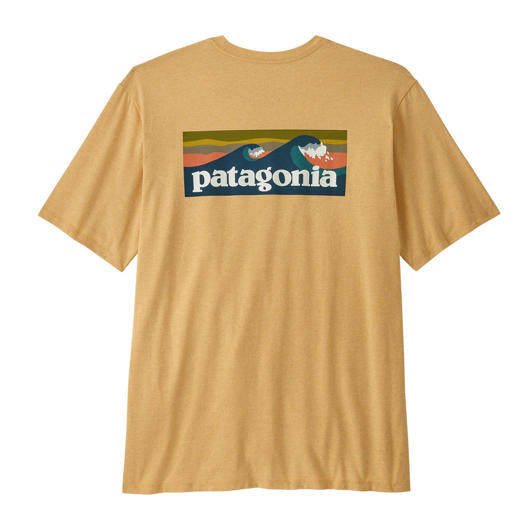 Patagonia Patagonia Mens Boardshort Logo Pocket Responsibili-Tee Beeswax Tan P37655 Platou Sport 1
