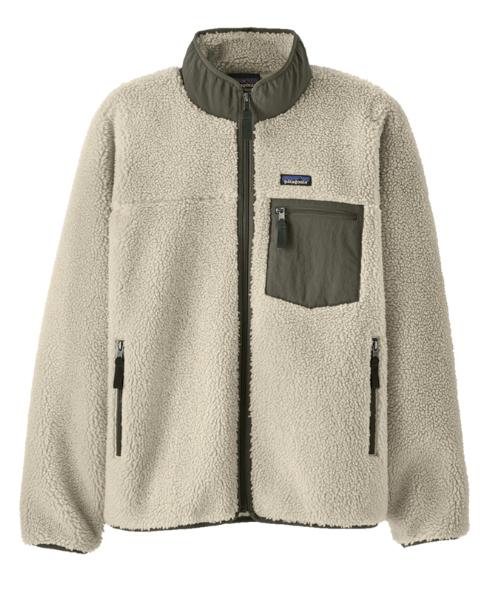 Patagonia Patagonia Mens Classic Retro-X Jacket Dark Natural w-Basin Green P23057 Platou Sport 1