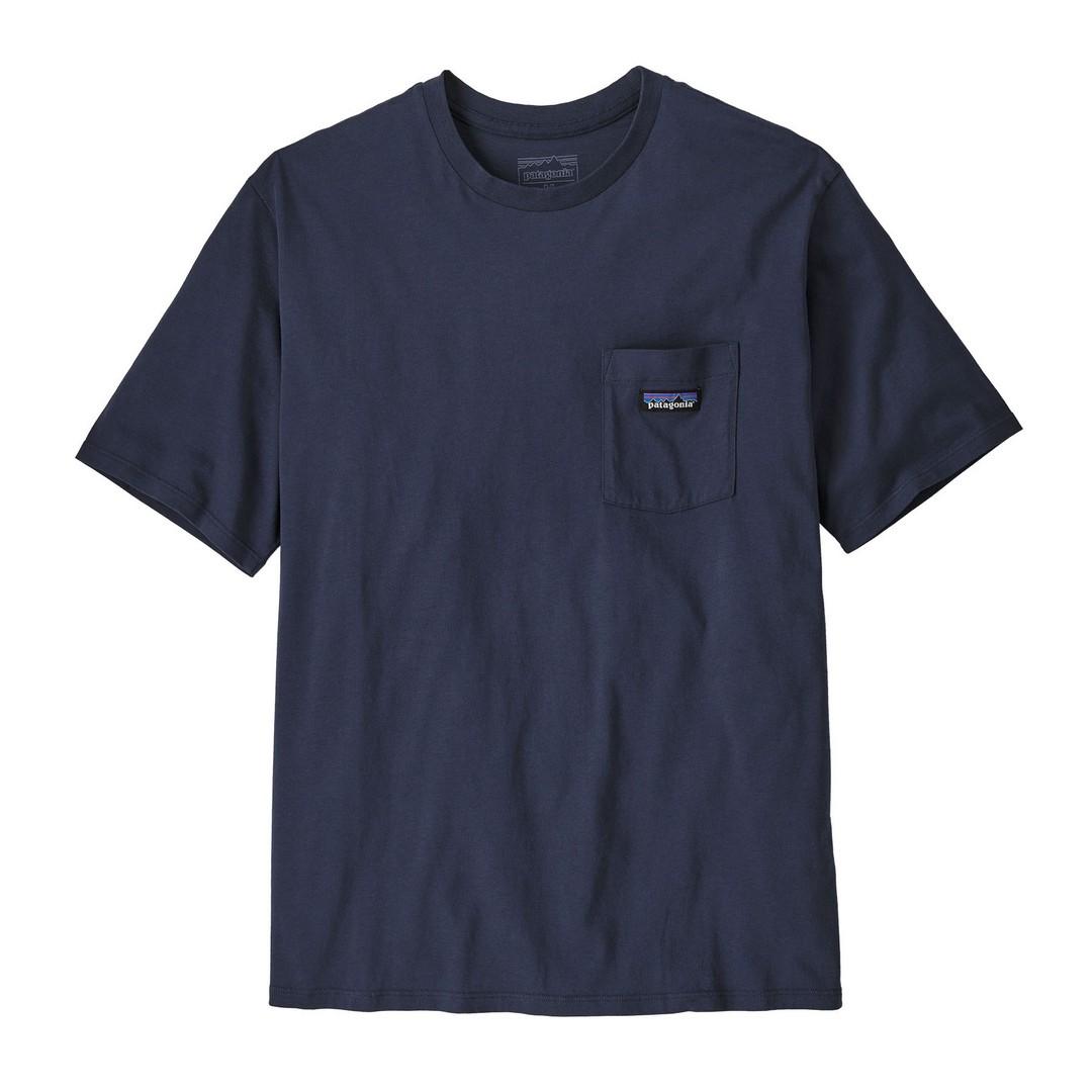 Patagonia Patagonia Mens Daily Pocket Tee New Navy P53255 Platou Sport 1