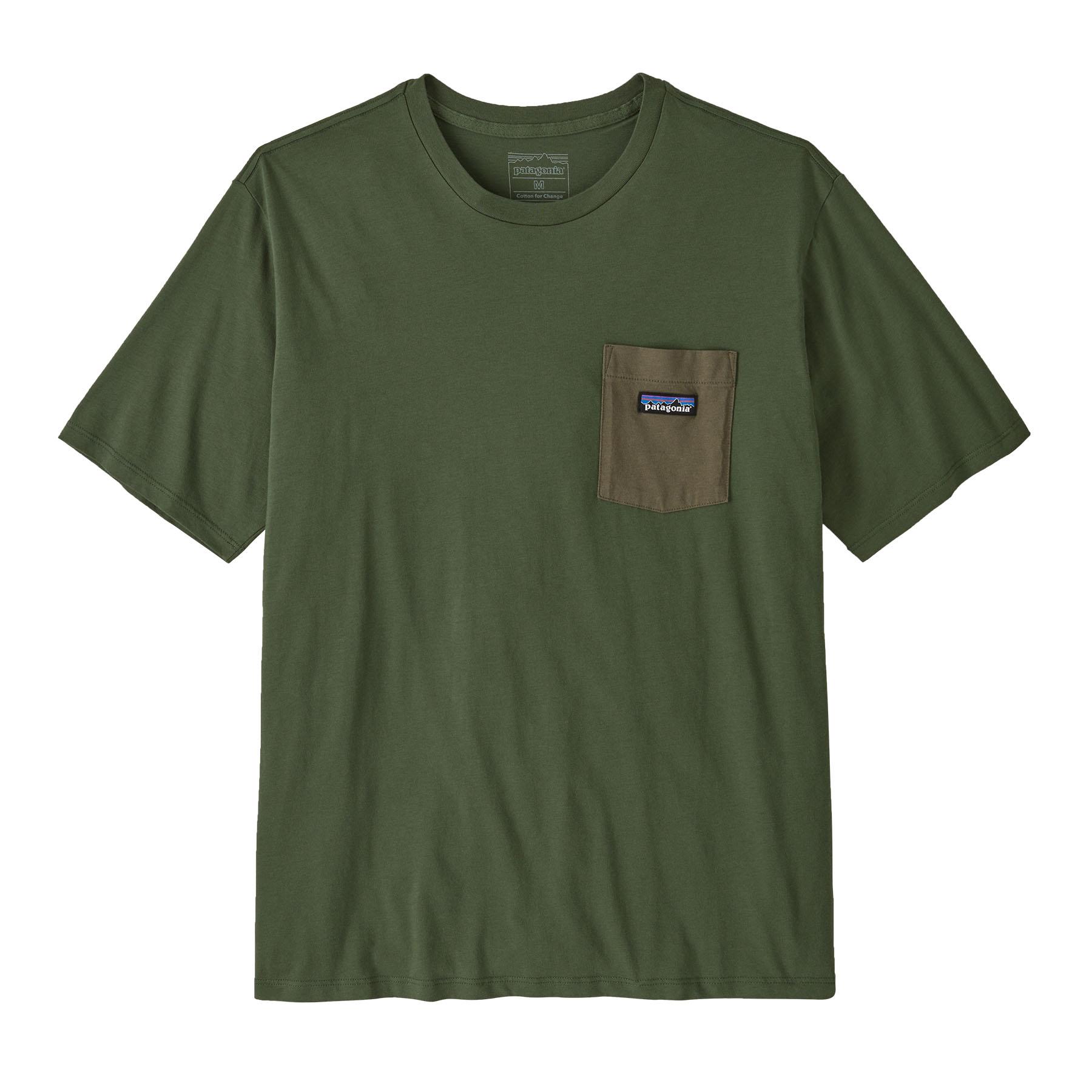 Patagonia Patagonia Mens Daily Pocket Tee Torrey Pine Green P53255 Platou Sport 1