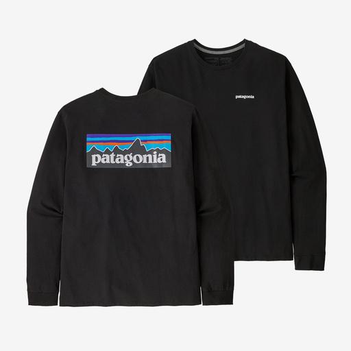 Patagonia Patagonia Mens L-S P-6 Logo Responsibili-Tee Black P38518 Platou Sport 1