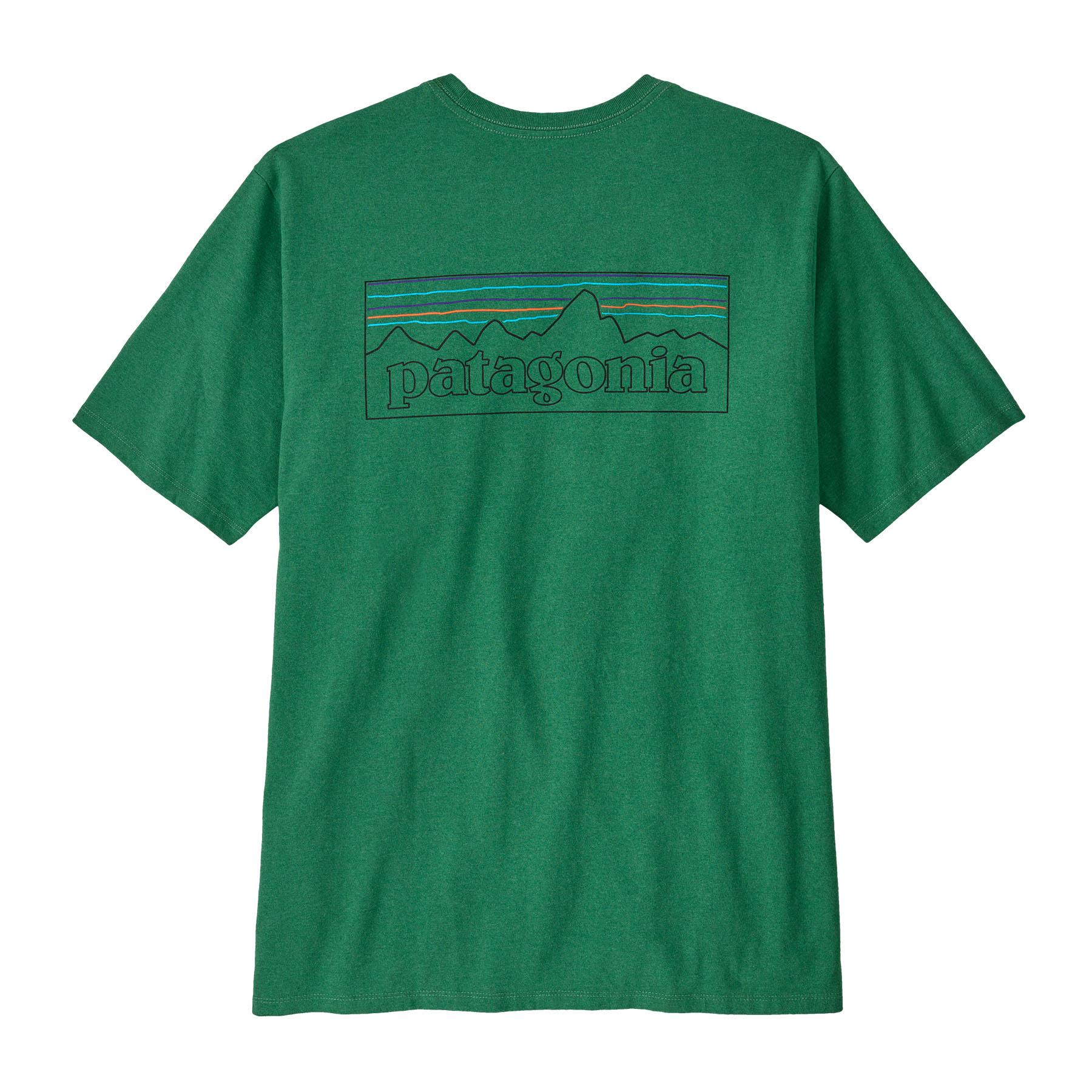 Patagonia Patagonia Mens P-6 Logo Responsibili-Tee P-6 Outline: Heartleaf Green P38504 Platou Sport 1