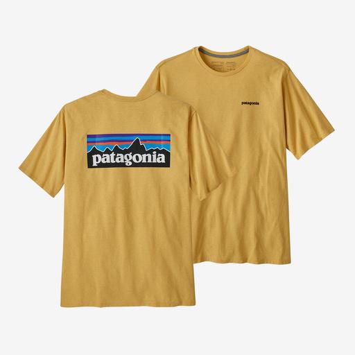 Patagonia Patagonia Mens P-6 Logo Responsibili-Tee Surfboard Yellow P38504 Platou Sport 1