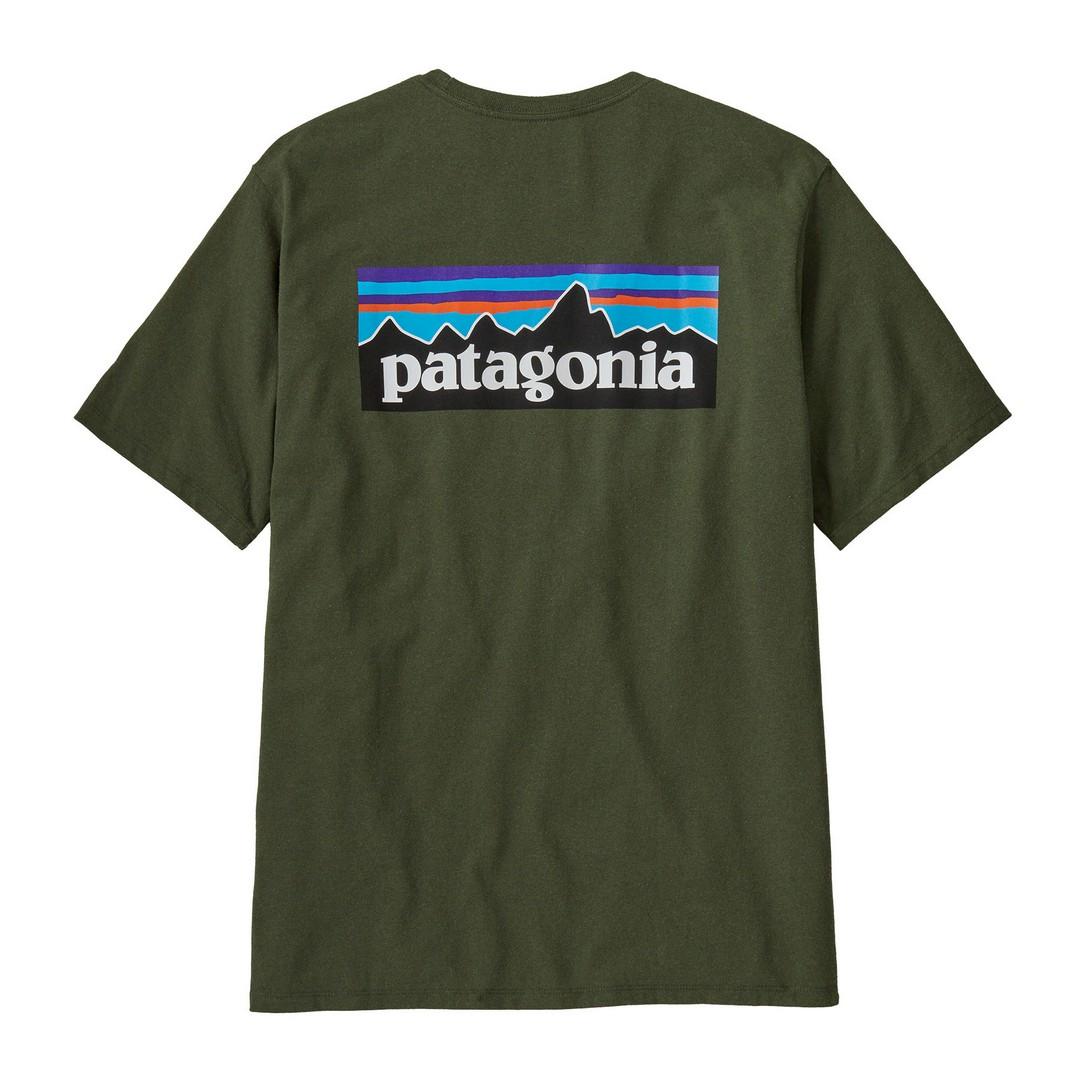 Patagonia Patagonia Mens P-6 Logo Responsibili-Tee Torrey Pine Green P38504 Platou Sport 1