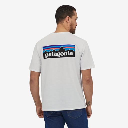 Patagonia Patagonia Mens P-6 Logo Responsibili-Tee White P38504 Platou Sport 4