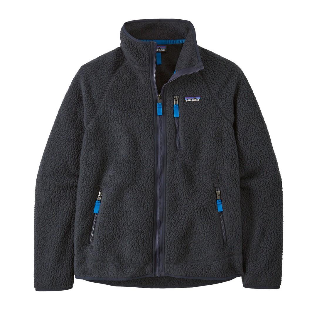 Patagonia Patagonia Mens Retro Pile Jacket Pitch Blue w-Endless Blue P22801 Platou Sport 1