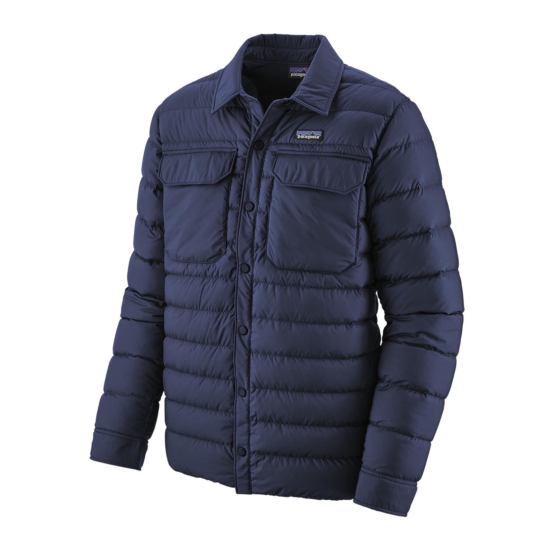 Patagonia Patagonia Mens Silent Down Shirt Classic Navy P27925 Platou Sport 1