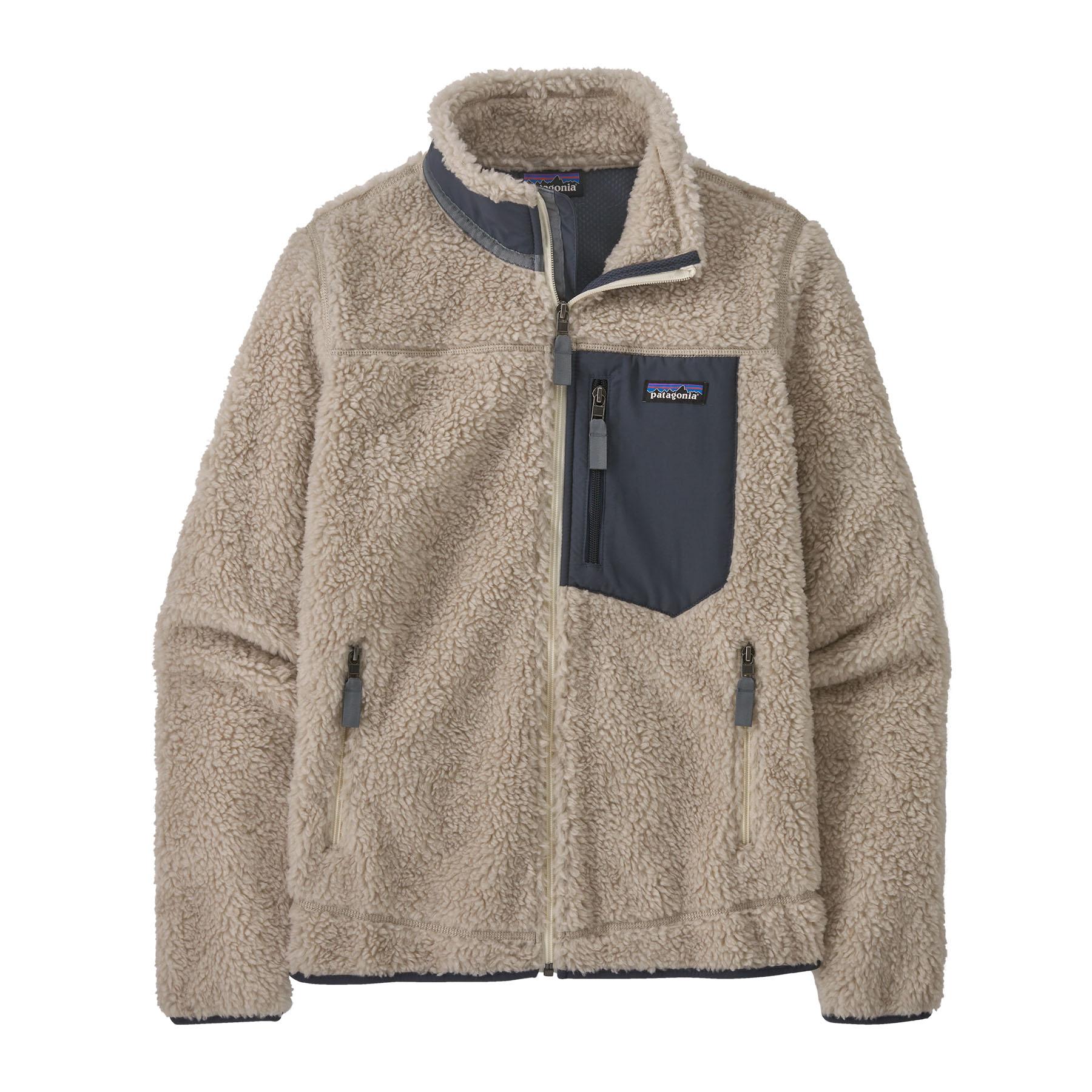 Patagonia Patagonia Womens Classic Retro-X Jacket Natural w-Smolder Blue P23074 Platou Sport 1
