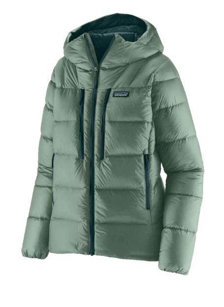 Patagonia Patagonia Womens Fitz Roy Down Hoody Ellwood Green P85505 Platou Sport 1