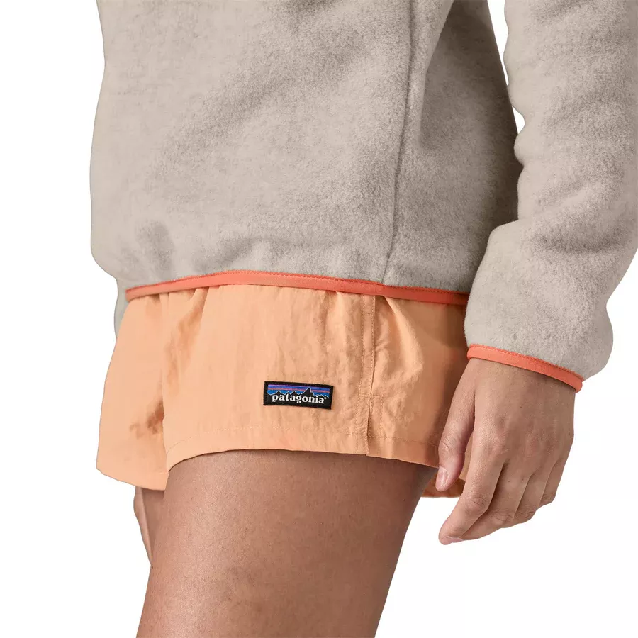 Patagonia Patagonia Womens Lw Synch Snap-T P-O Oatmeal Heather w-Heirloom Peach P25455 Platou Sport 5