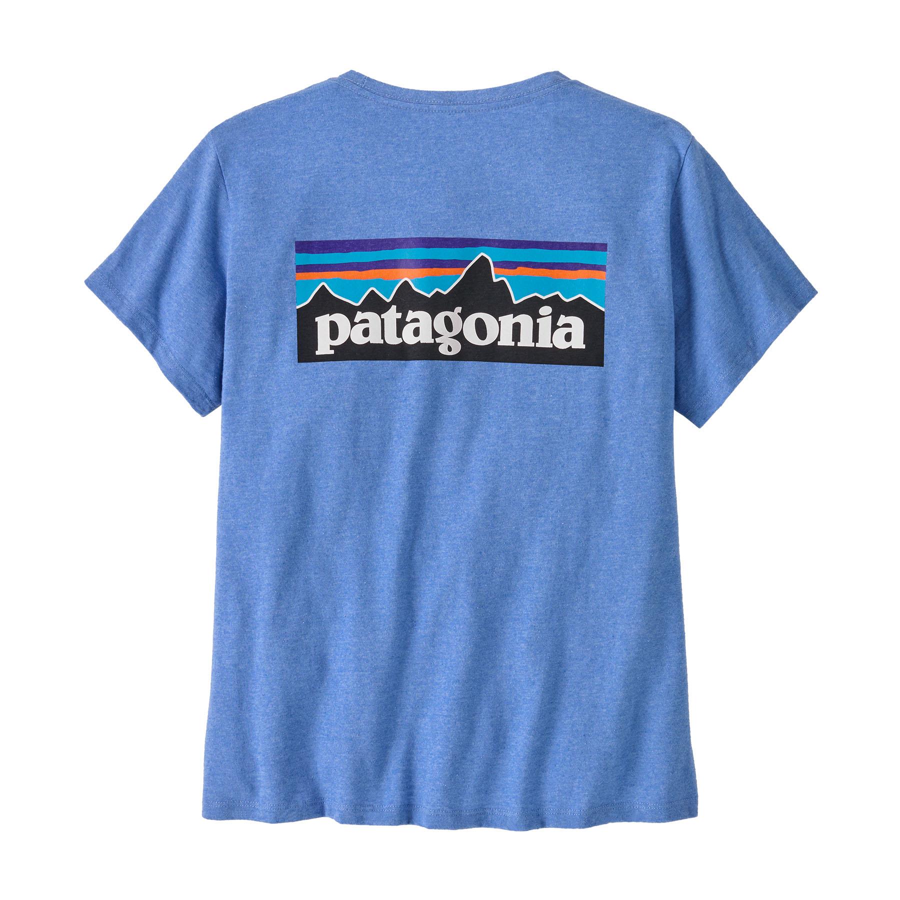 Patagonia Patagonia Womens P-6 Logo Responsibili-Tee Abundant Blue P37567 Platou Sport 1