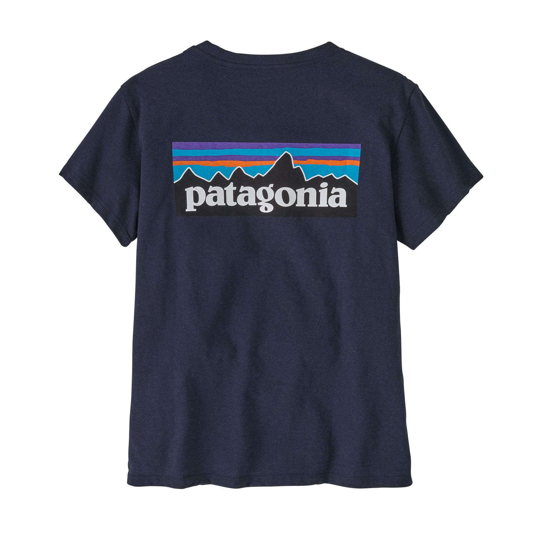 Patagonia Patagonia Womens P-6 Logo Responsibili-Tee New Navy P37567 Platou Sport 1