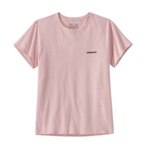 Patagonia Womens P-6 Logo Responsibili-Tee P-6 Outline: Whisker Pink