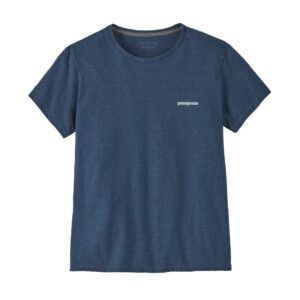 Patagonia Womens P-6 Logo Responsibili-Tee Utility Blue