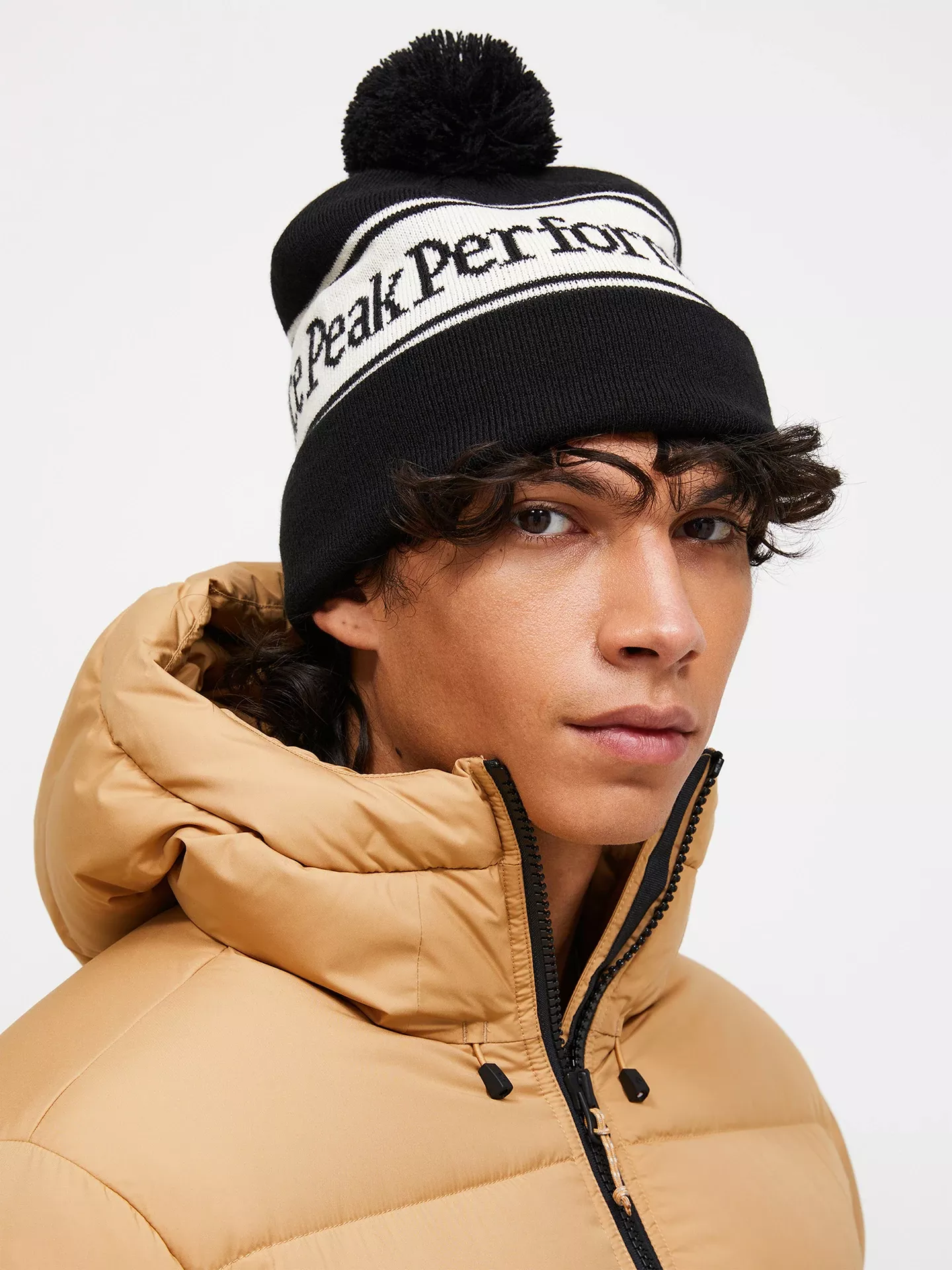 Peak Performance Peak Performance Pow Hat Black-Vintage White G77982 Platou Sport 1