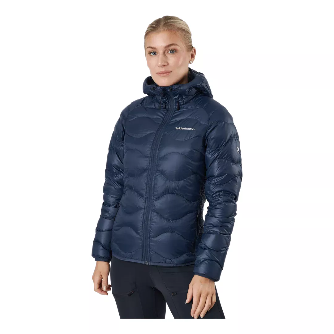 Peak Performance Peak Performance Womens Helium Down Hood Jacket Blue Shadow G79841 Platou Sport 1