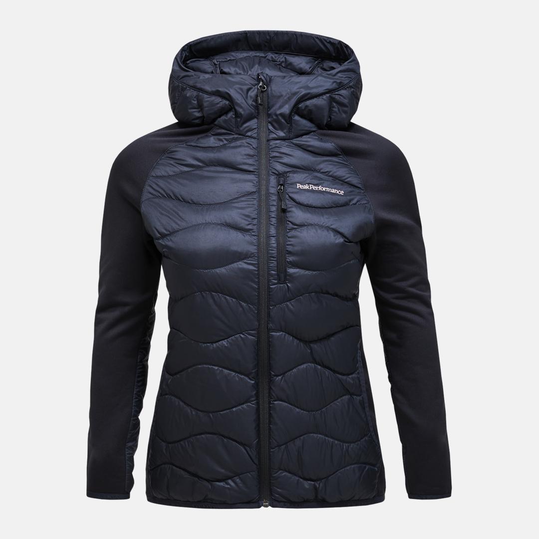 Peak Performance Peak Performance Womens Helium Down Hybrid Hood Black G79840 Platou Sport 1