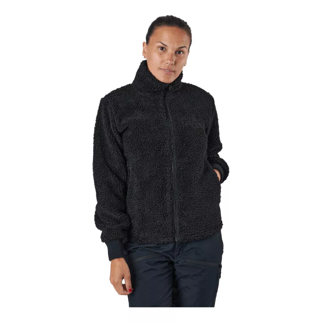 Peak Performance Peak Performance Womens Pile Zip Jacket Black G80290 Platou Sport 1