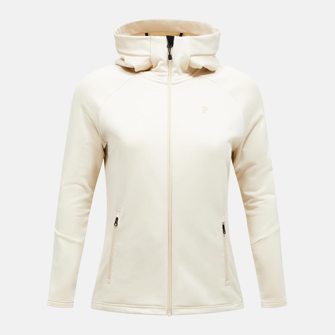 Peak Performance Peak Performance Womens Rider Essentials Zip Hood Sand Fog G80574 Platou Sport 1