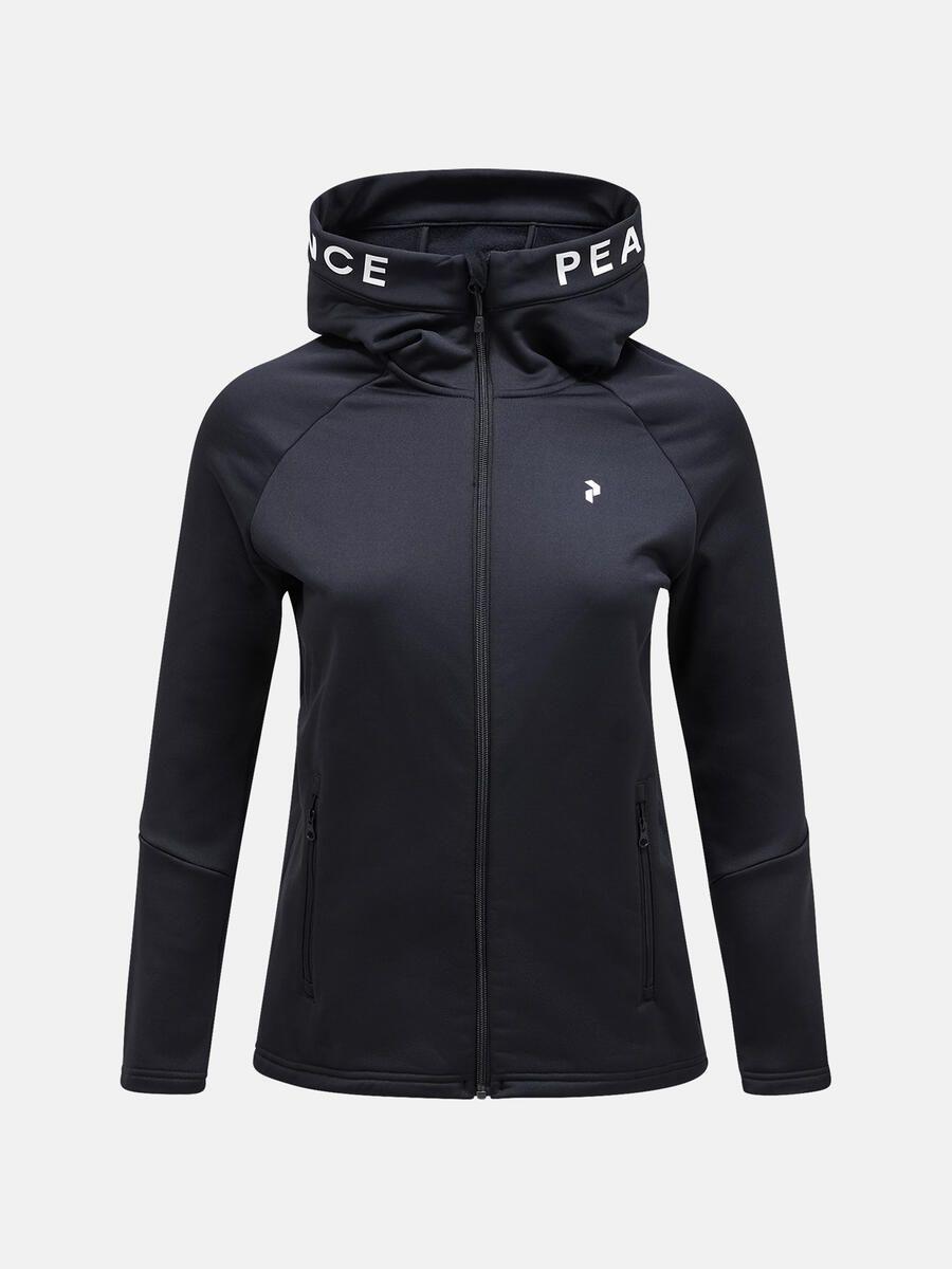 Peak Performance Peak Performance Womens Rider Zip Hood Black-Black G79944 Platou Sport 1