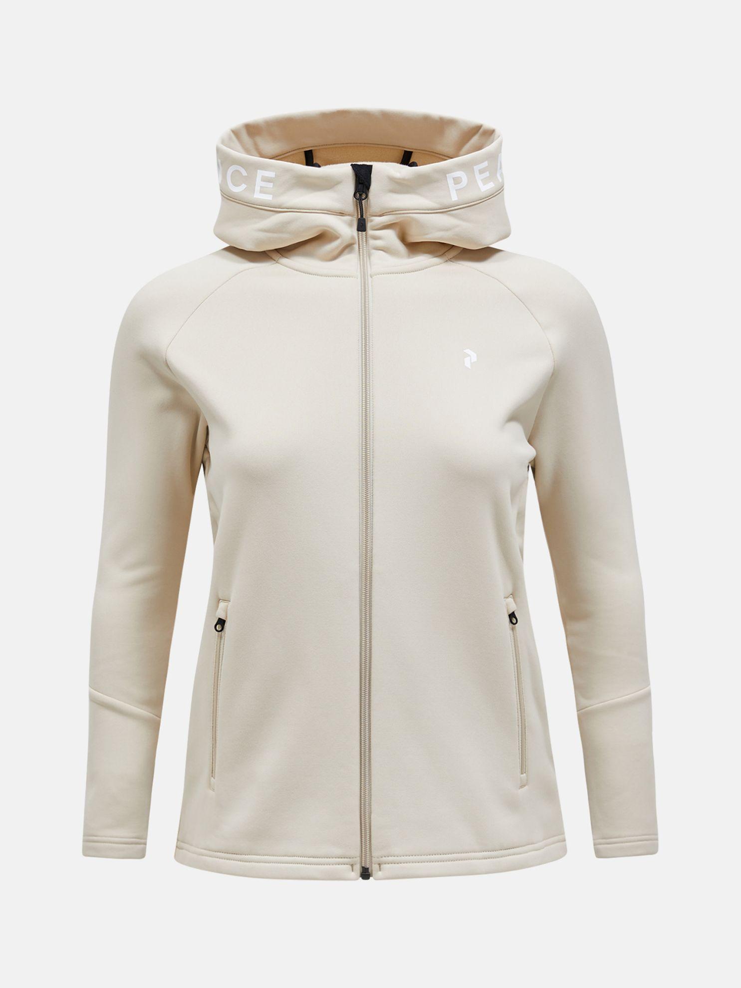 Peak Performance Peak Performance Womens Rider Zip Hood Sand Fog-Sand Fog G79944 Platou Sport 1