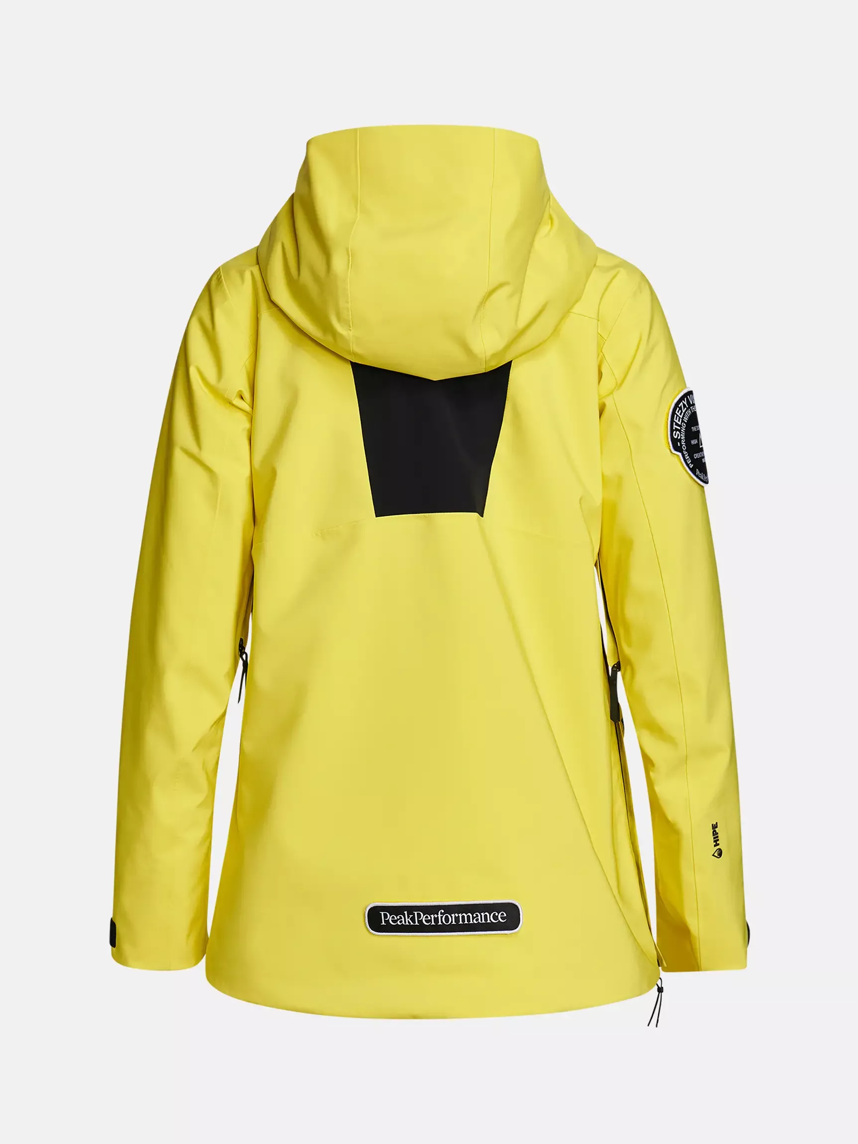 Peak Performance Womens Vertixs 2L Jacket Patch Citrine - PlatouSport