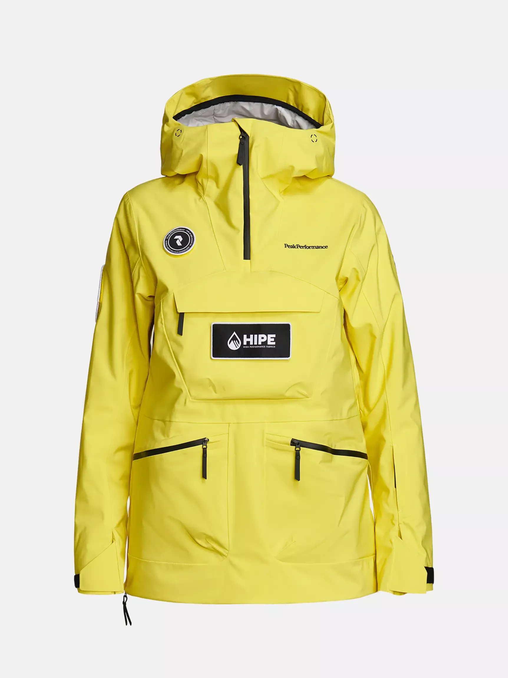 Peak Performance Womens Vertixs 2L Jacket Patch Citrine - PlatouSport