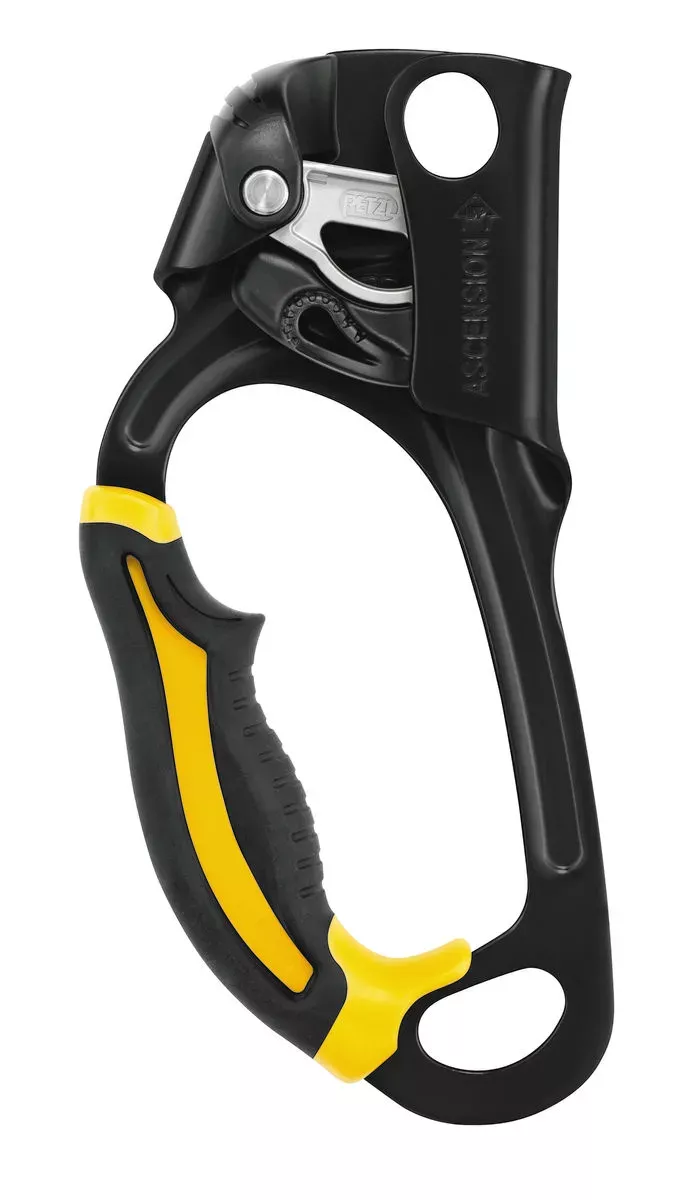 Petzl Petzl Ascension Ascender Left-Handed Black-Yellow B17ALA Platou Sport 1