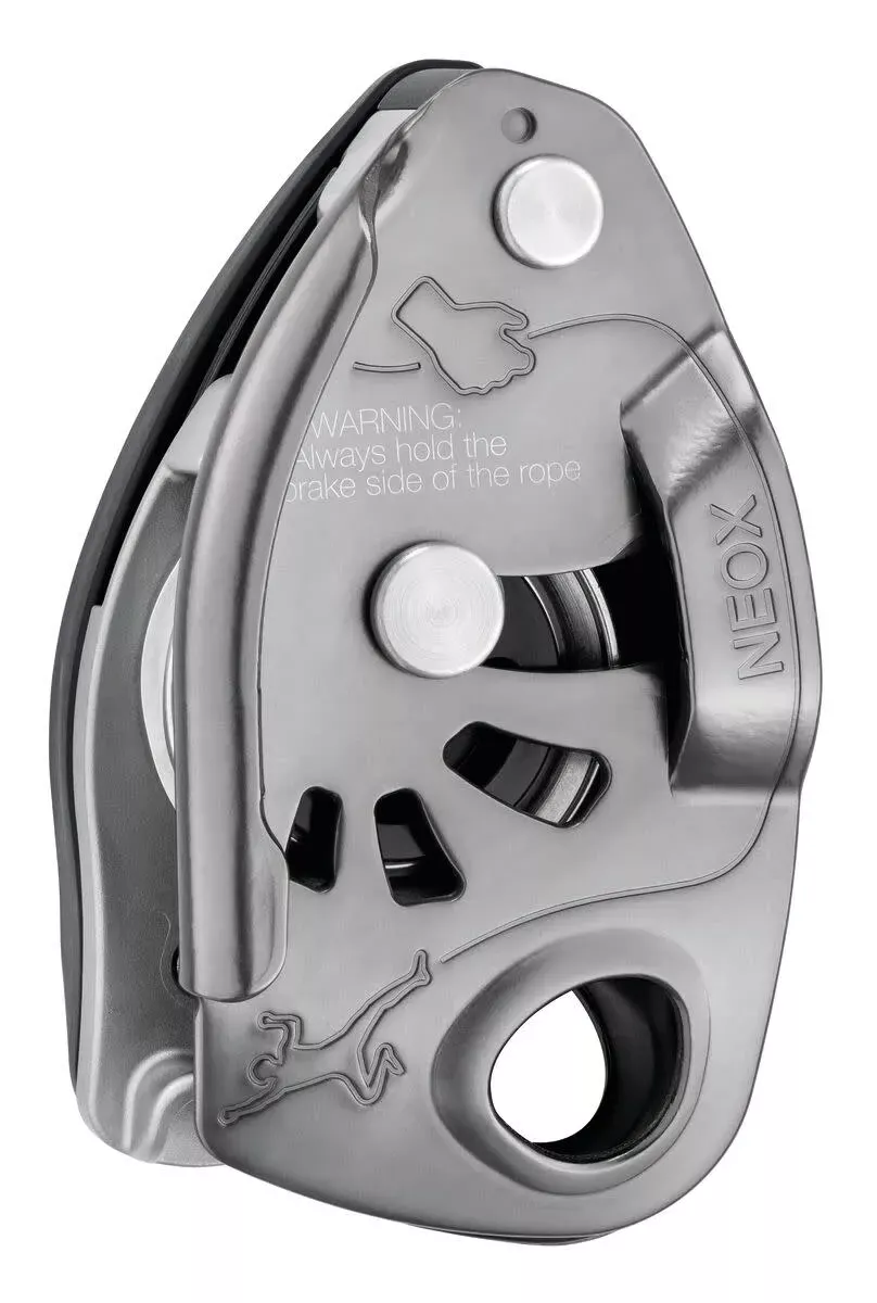 Petzl Petzl Neox® Belay Device With Cam-Assisted Blocking, Light Grey Platou Sport 1
